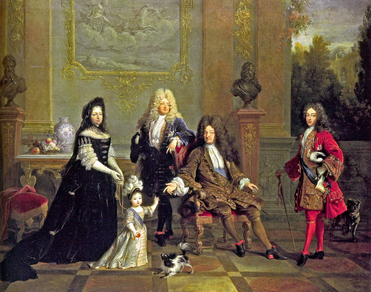 Ο Λουδοβίκος ΙΔ' και η οικογένειά του, Νικολά ντε Λαρζιλιέρ. Photo Credits: Wikimedia Commons