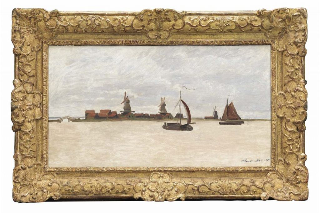 Κλωντ Μονέ, 'De Voorzaan en de Westerhem,' (1871) Φωτογραφία από Wikimedia Commons