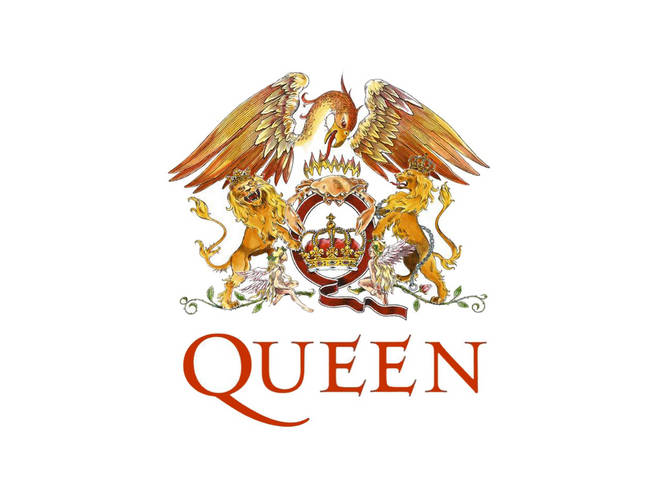 Το λογότυπο της μπάντας, που το σχεδίασε ο Φρέντι Μέρκιουρι. Photo Credits: Queen