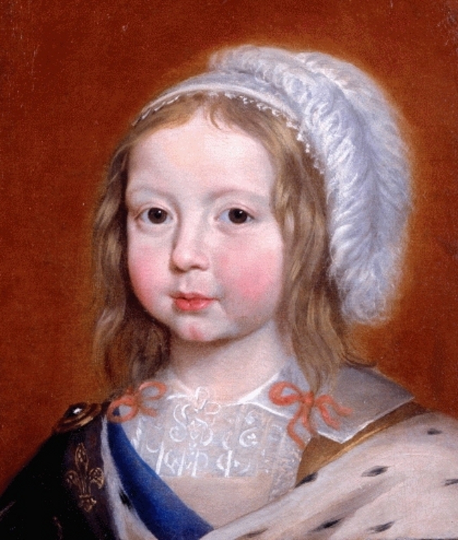 Ο Λουδοβίκος ΙΔ' σε ηλικία 5 ετών, Κλοντ Ντερουέ. Photo Credits: Wikimedia Commons