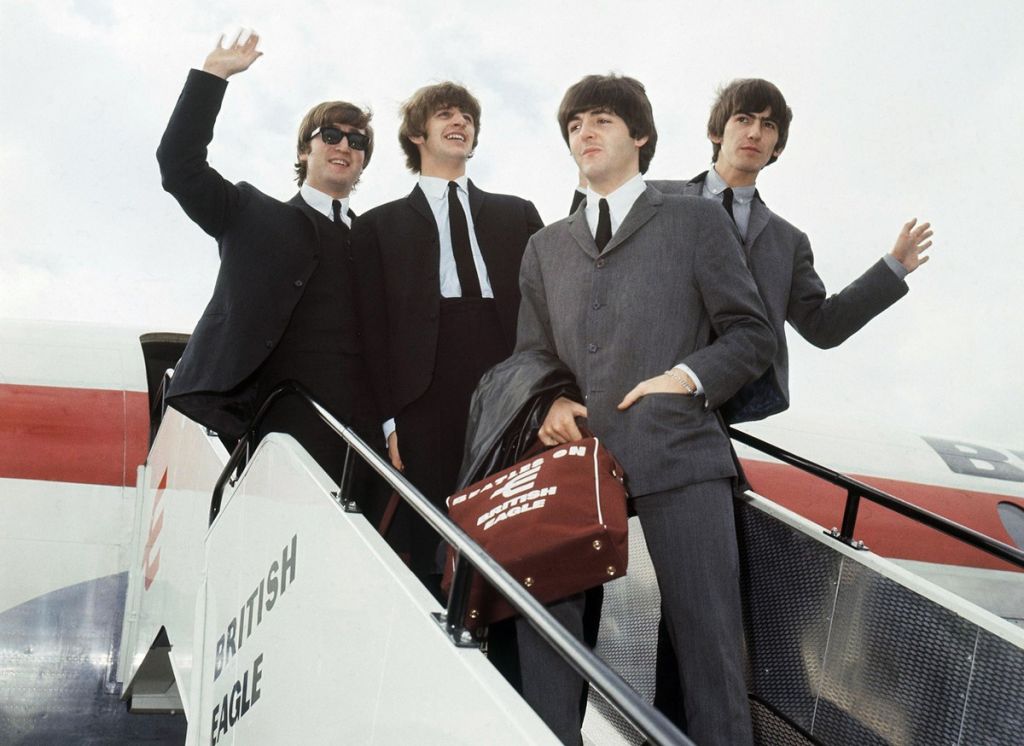 Οι Beatles στο αεροδρόμιο του Λονδίνου το 1964