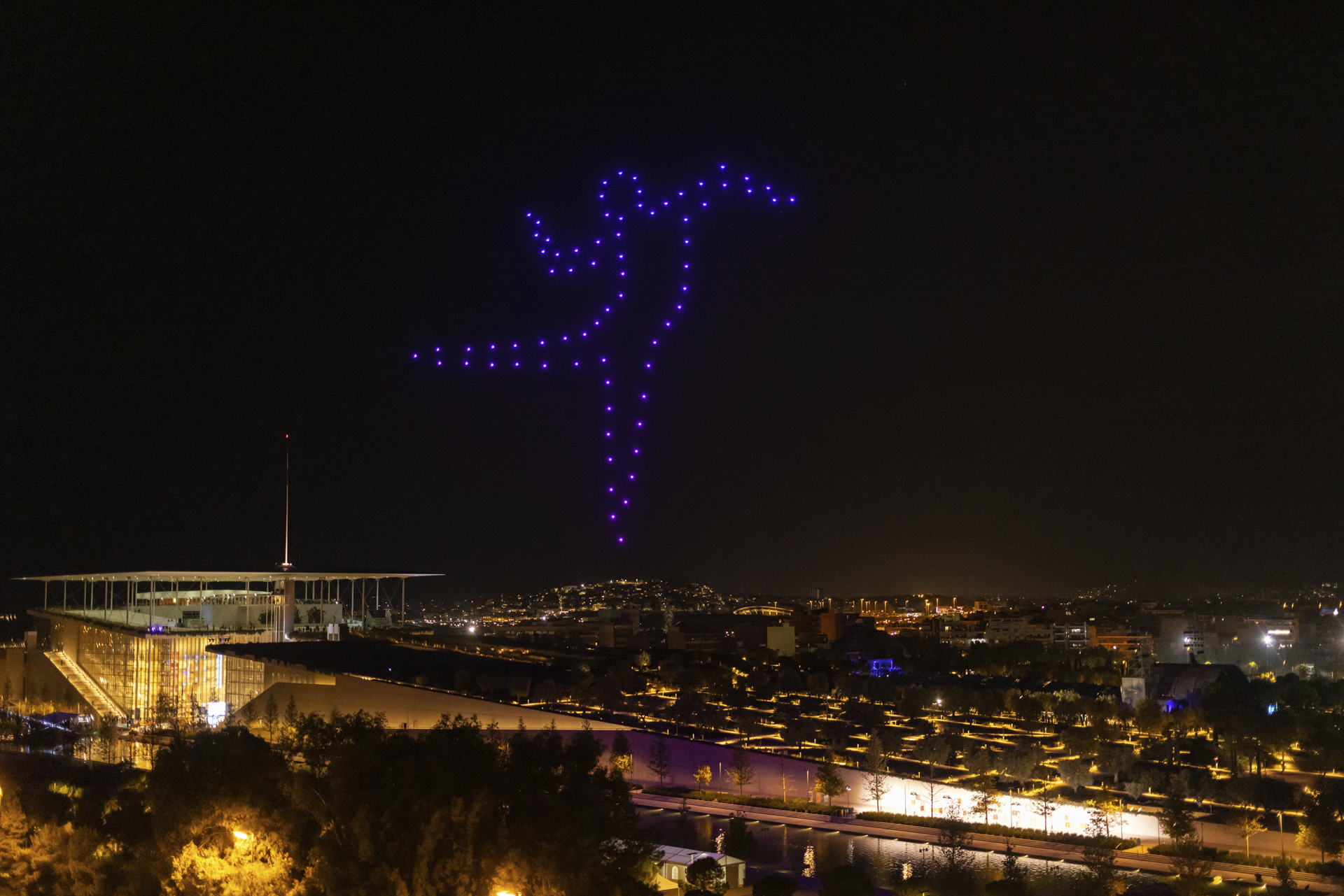 25 Χρόνια Ιδρύματος Σταύρος Νιάρχος: Drones Show στο SNF Nostos