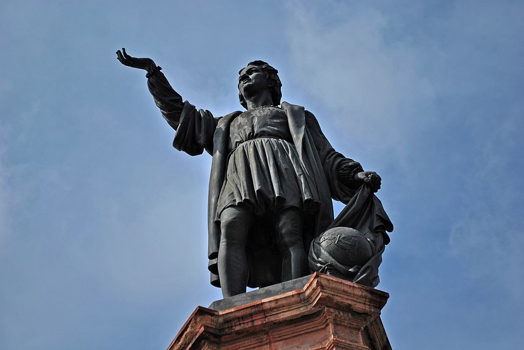 Άγαλμα του Χριστόφορου Κολόμβου, photo credits: Wikimedia Commons/ ProtoplasmaKid