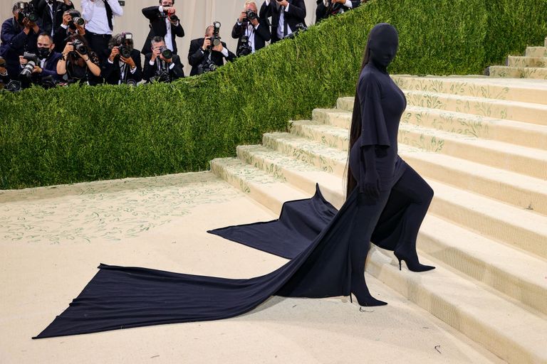 Η Kim Kardashian στο Met Gala, photo credits: Theo Wang/Getty Images