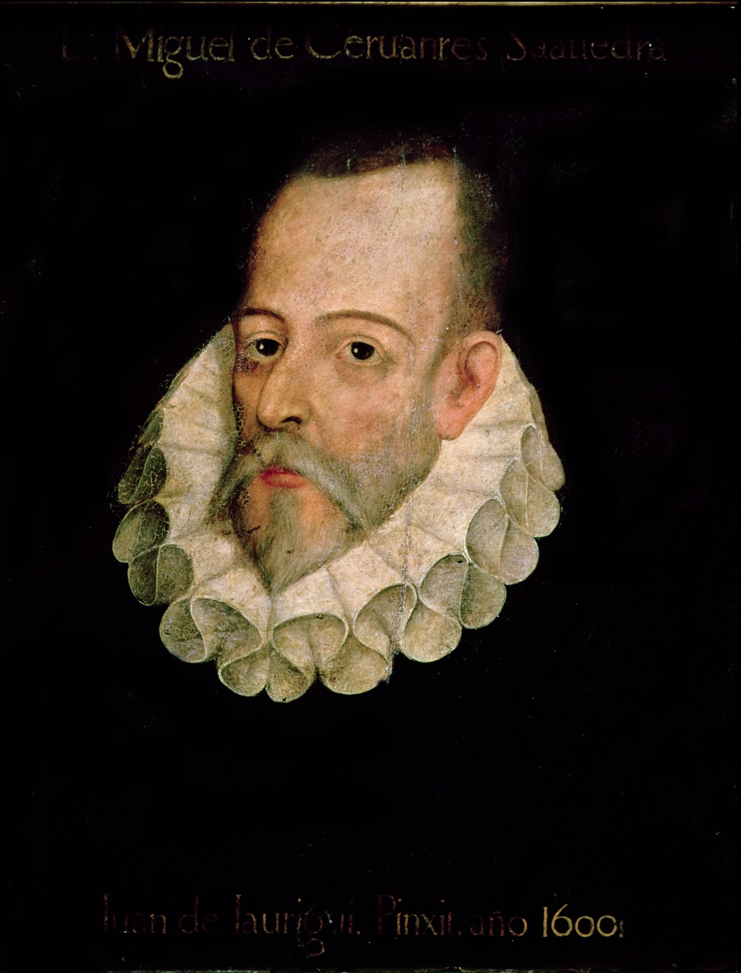 Πορτρέτο του Μιγκέλ ντε Θερβάντες από τον Χουάν ντι Χαουρέγκι. Photo Credits: Wikimedia Commons