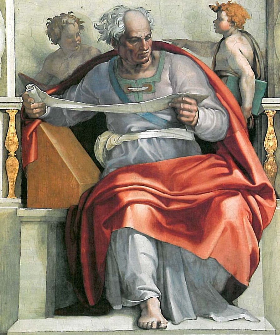 Ο Προφήτης Ιωήλ αντιπροσωπεύει την Κατανόηση. Photo Credits: Wikimedia Commons