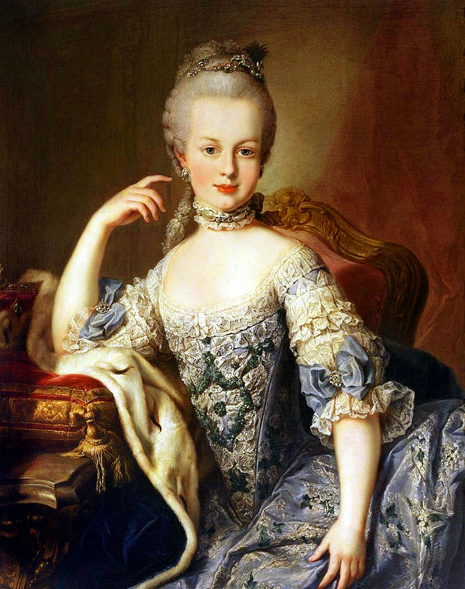 Η Μαρία Αντουανέτα σε ηλικία 13 ετών, 1767, Μάρτιν φαν Μέιτενς. Photo Credits: Wikimedia Commons