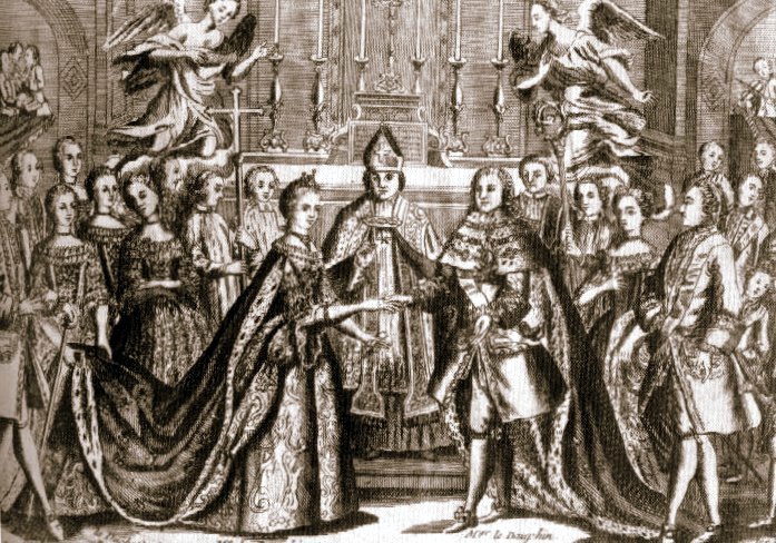 Ο γάμος της Μαρίας Αντουανέτας με τον Λουδοβίκο ΙΣΤ'. Photo Credits: Wikimedia Commons