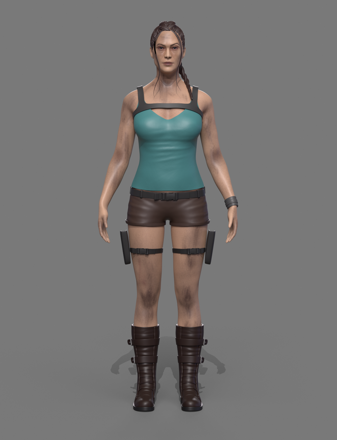 Η Lara Croft σήμερα, credits: Comparethemarket 