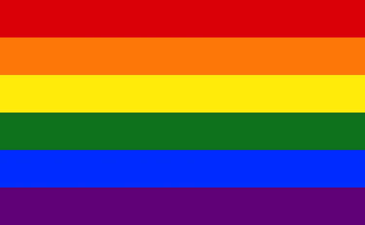 Η Pride σημαία. Photo by Gilbert Baker