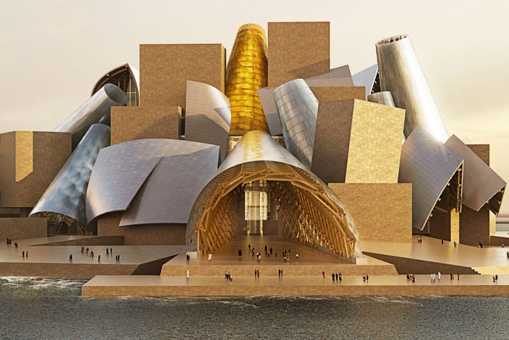 Το μουσείο Guggenheim του Άμπου Ντάμπι, (Image Courtesy of Gehry Partners, LLP)