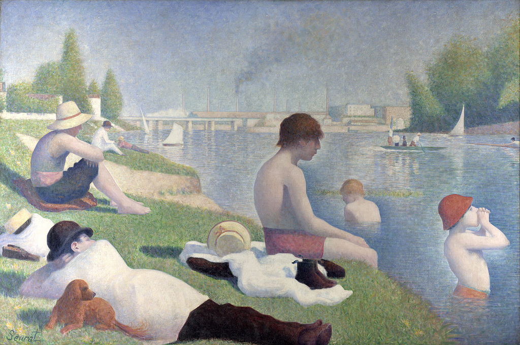 Κολυμβητές στην Asnières, 1884, Λονδίνο, Εθνική Πινακοθήκη