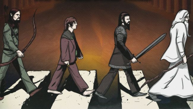 Οι Beatles ως χαρακτήρες του Lord of the Rings