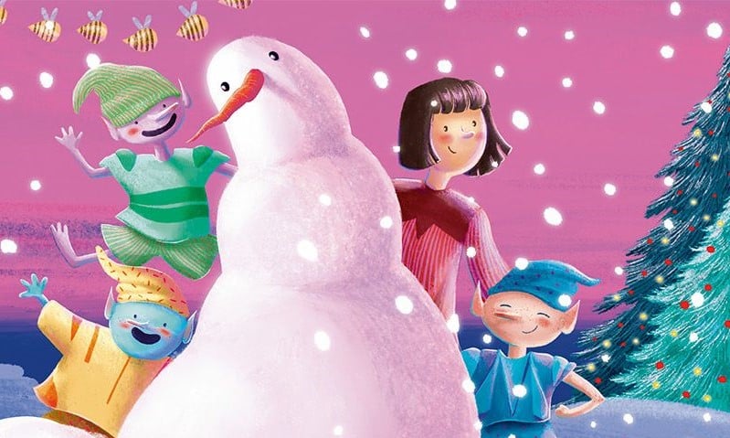Πέφτει χιόνι και είναι ροζ: Το νέο έργο της Αγγελικής Δαρλάση για τις Χριστουγεννιάτικες Ιστορίες του ΚΠΙΣΝ