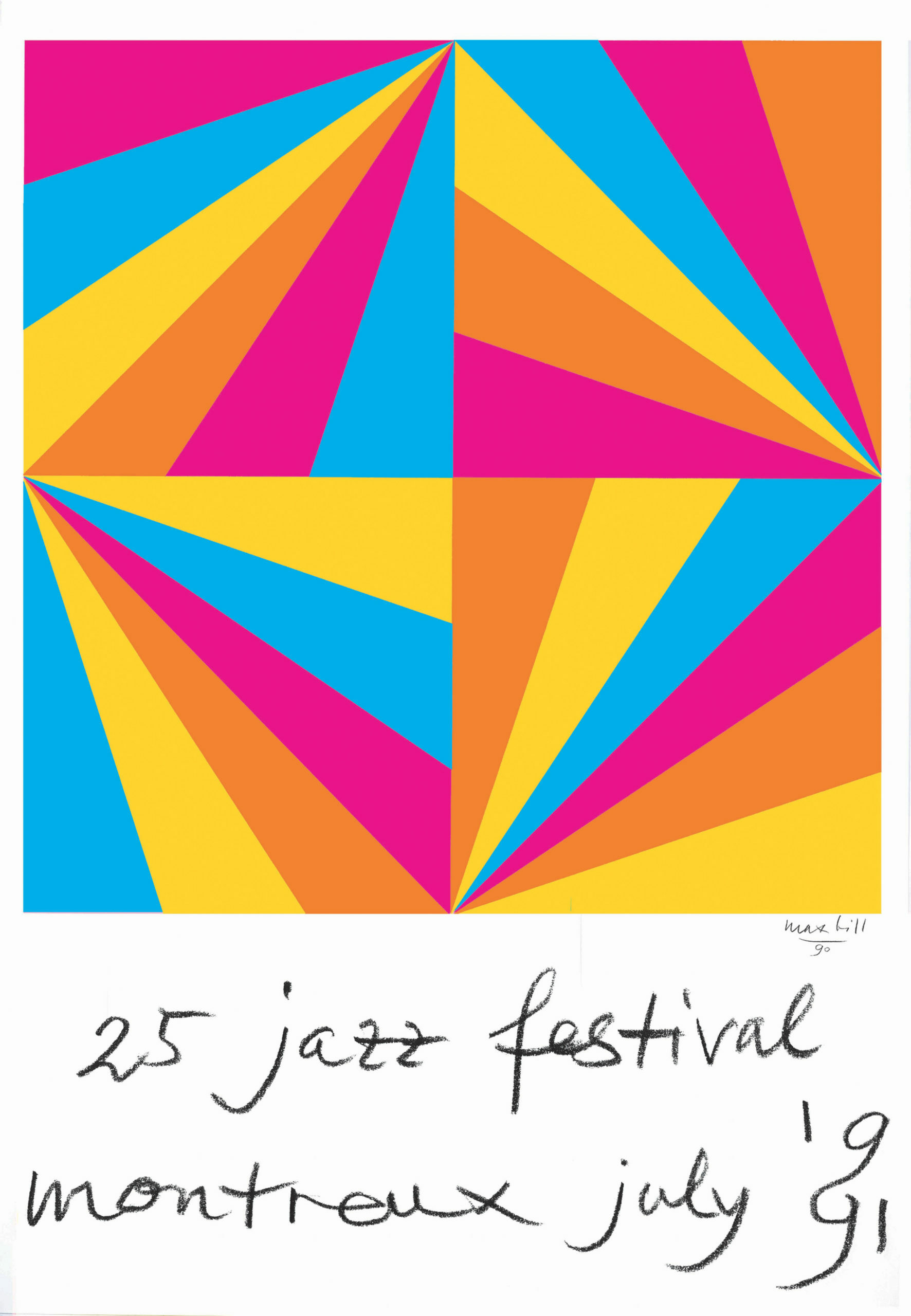 Fondation du Festival de Jazz de Montreux © 1991 – Max Bill