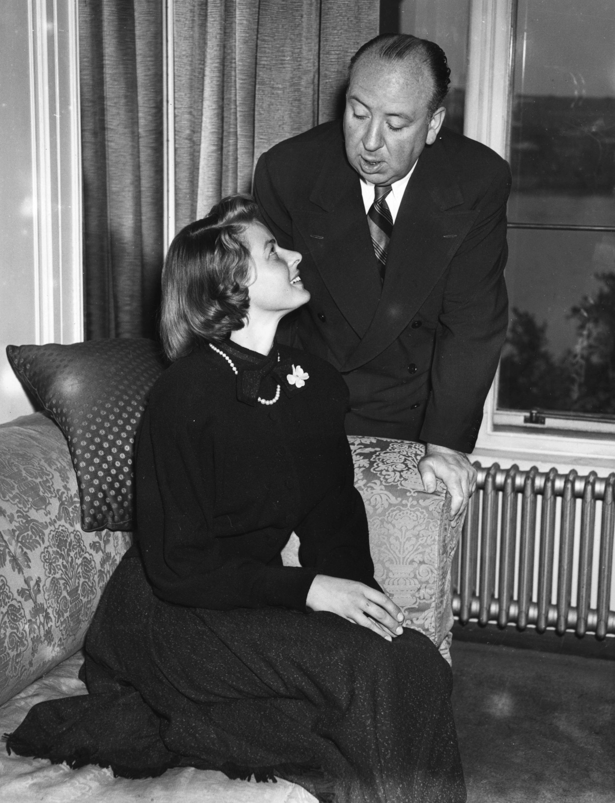 Alfred Hitchcock & Ingrid Bergman στο Under Capricorn