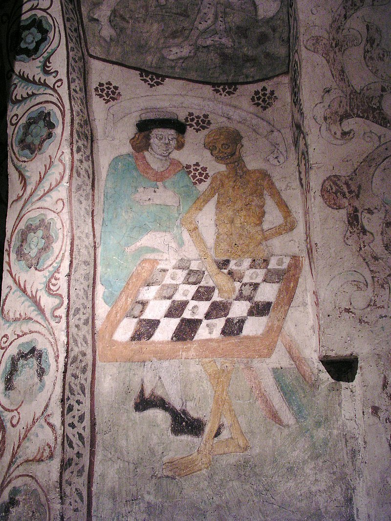 "Ο Θάνατος παίζει σκάκι" από τον Albertus Pictor, Εκκλησία Täby 