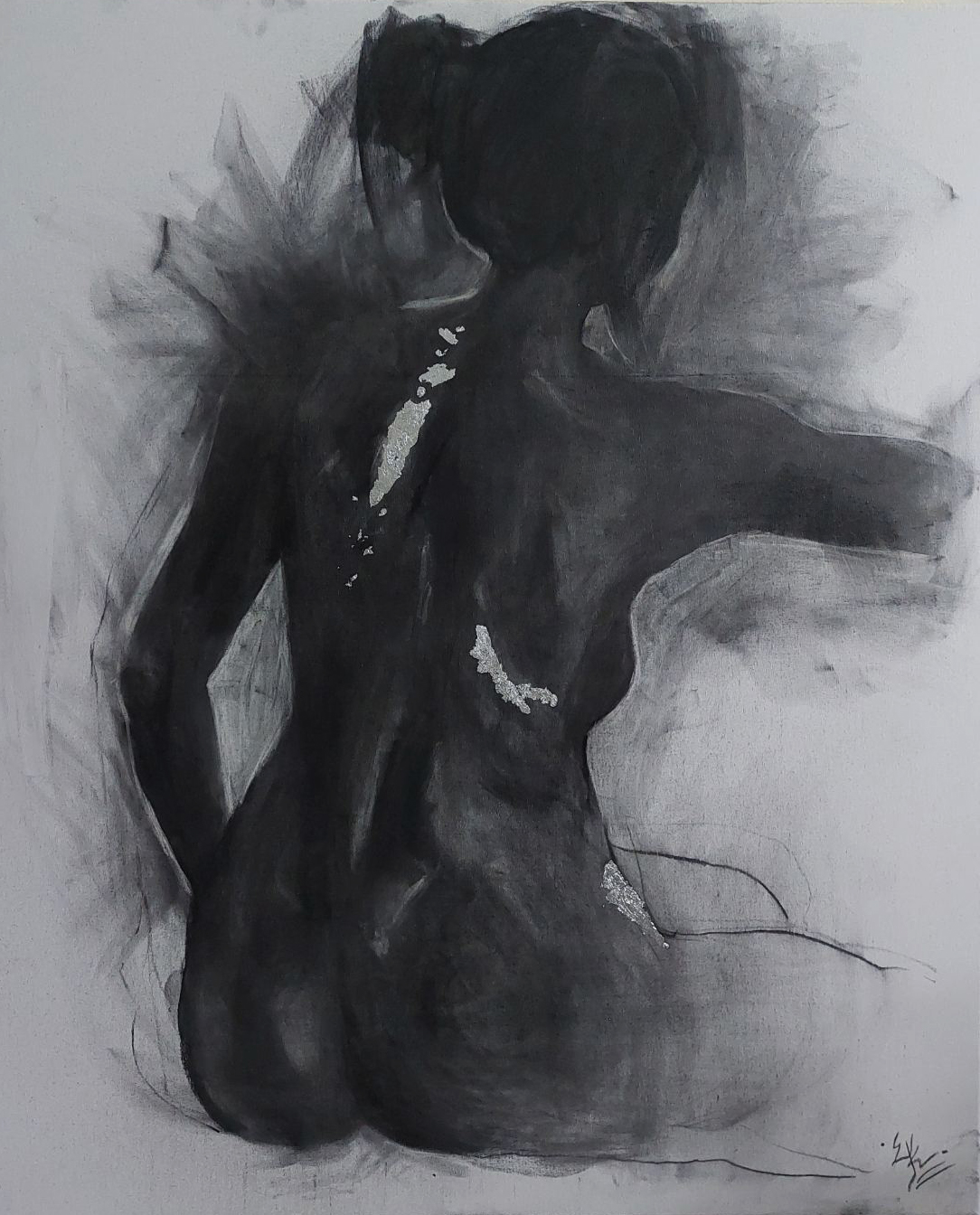 Στέλλα Κατεργιαννάκη, Where the soul lives, 120x100, Μικτή τεχνική σε καμβά.