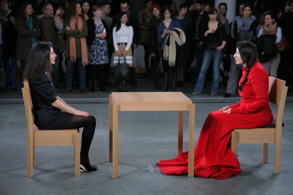 Marina Abramovic, The Artist is Present, photo source: MoMA