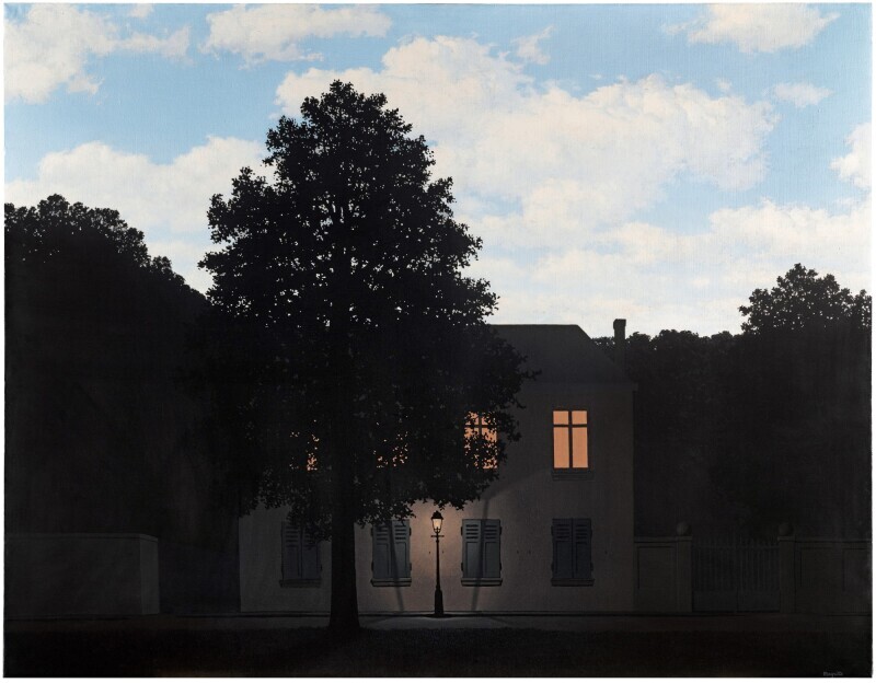 René Magritte, L’empire des lumières, 1961. credits: Sotheby's