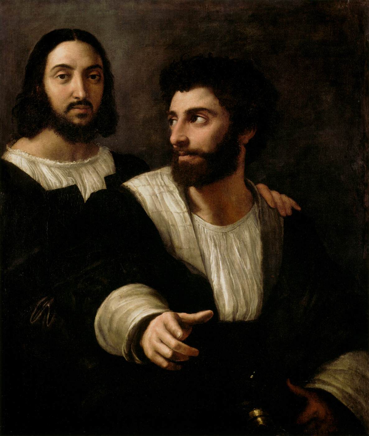 Αυτοπροσωπογραφία με έναν φίλο (1518-1520). Photo Credits: Wikimedia Commons