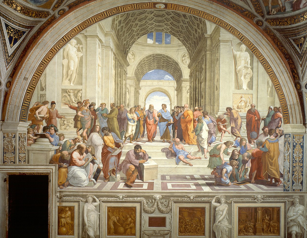 Η Σχολή των Αθηνών, Ραφαήλ (1509-11). Photo Credits: Wikimedia Commons