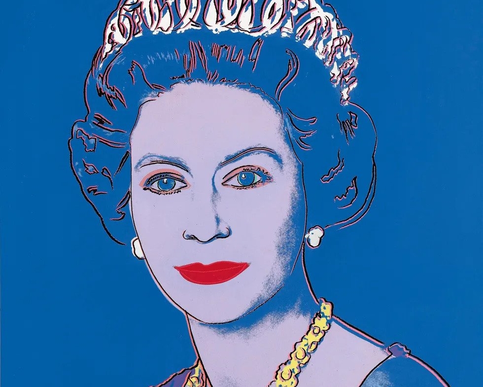Ο πίνακας του Andy Warhol για τη Βασίλισσα Ελισάβετ Β', 1985. Φωτογραφία: Sotheby’s