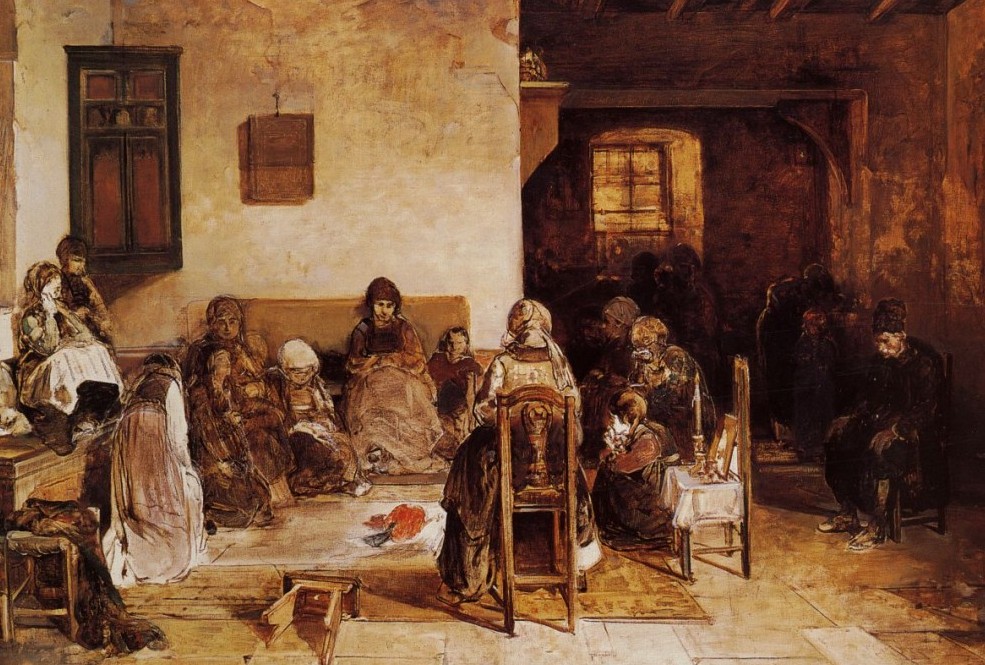 Το Ψαριανό Μοιρολόι, Νικηφόρος Λύτρας (1888). Photo Credits: Wikimedia Commons