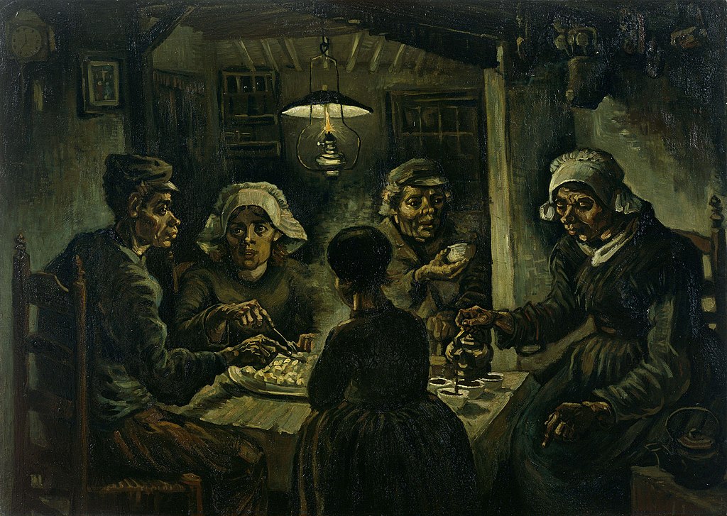 Οι Πατατοφάγοι, Βίνσεντ Βαν Γκογκ, 1885. Photo Credits: Wikimedia Commons
