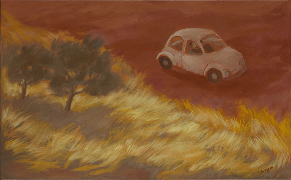 Το τοπίο της ψυχής: Έκθεση ζωγραφικής της Σούλας Ρεπάνη στον Χώρο Τέχνης Ώχρα Μπλε στη Λήμνο