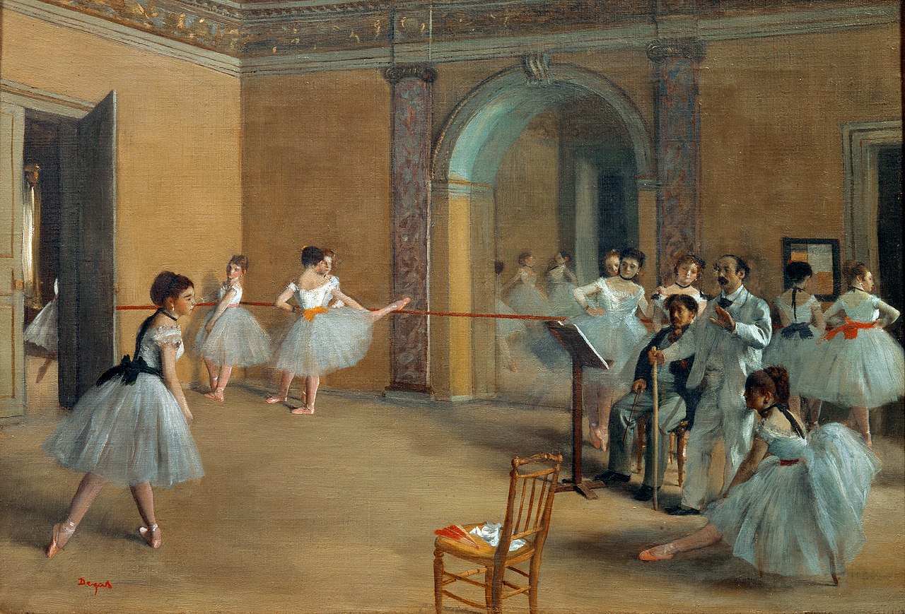 Η αίθουσα μπαλέτου της Όπερας στην οδό Le Pelletier, Εντγκάρ Ντεγκά (1872). Photo Credits: Wikimedia Commons