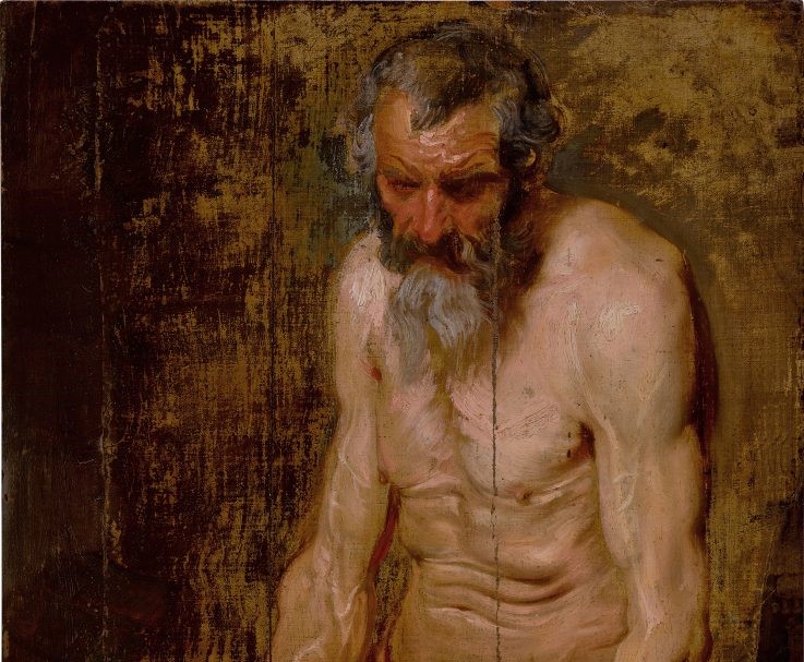 Anthony van Dyck, A Study for Saint Jerome (1615–18). Photo: Sotheby's