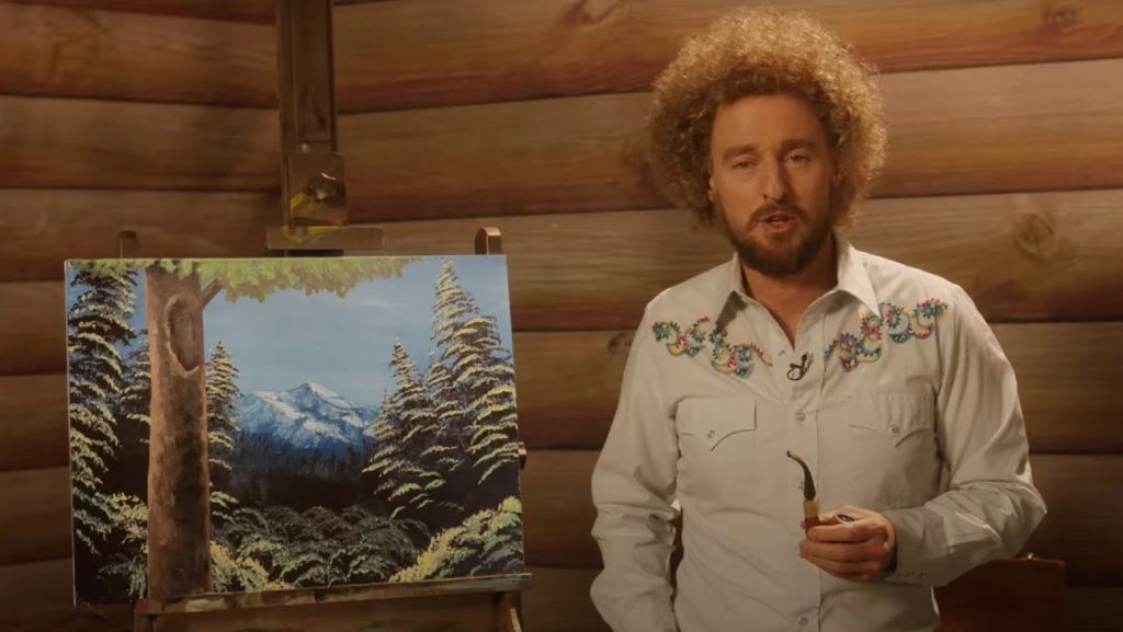 Paint: Ο Όουεν Γουίλσον θυμίζει τον πολυαγαπημένο τηλε-ζωγράφο Μπομπ Ρος στο τρέιλερ της νέας του ταινίας