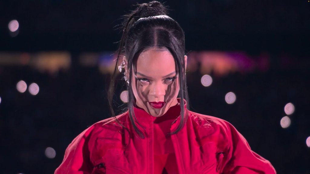 Η Rihanna στο Super Bowl 2023, photo: Twitter/@NFL
