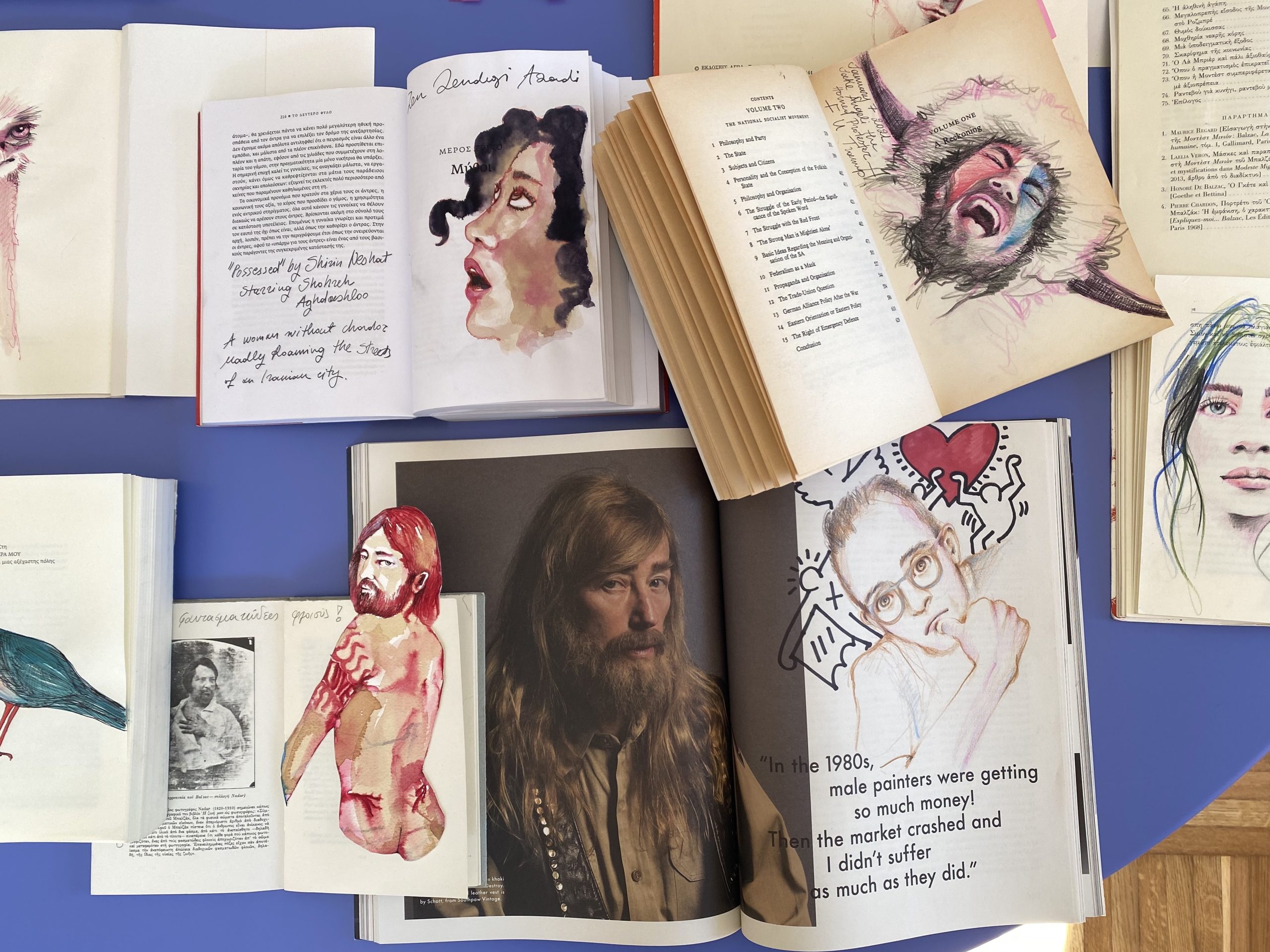 Βιβλιόπτερα ή η Βιβλιοθήκη των Επιθυμιών: Έκθεση της Demi Kaia στο Ιδρυμα Αγγελου και Λητώς Κατακουζηνού