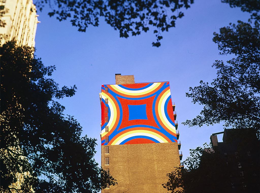 Nassos Daphnis City Wall no1-Madison Square Park-Madison and East 26th Street, New York, NY, September, 1969