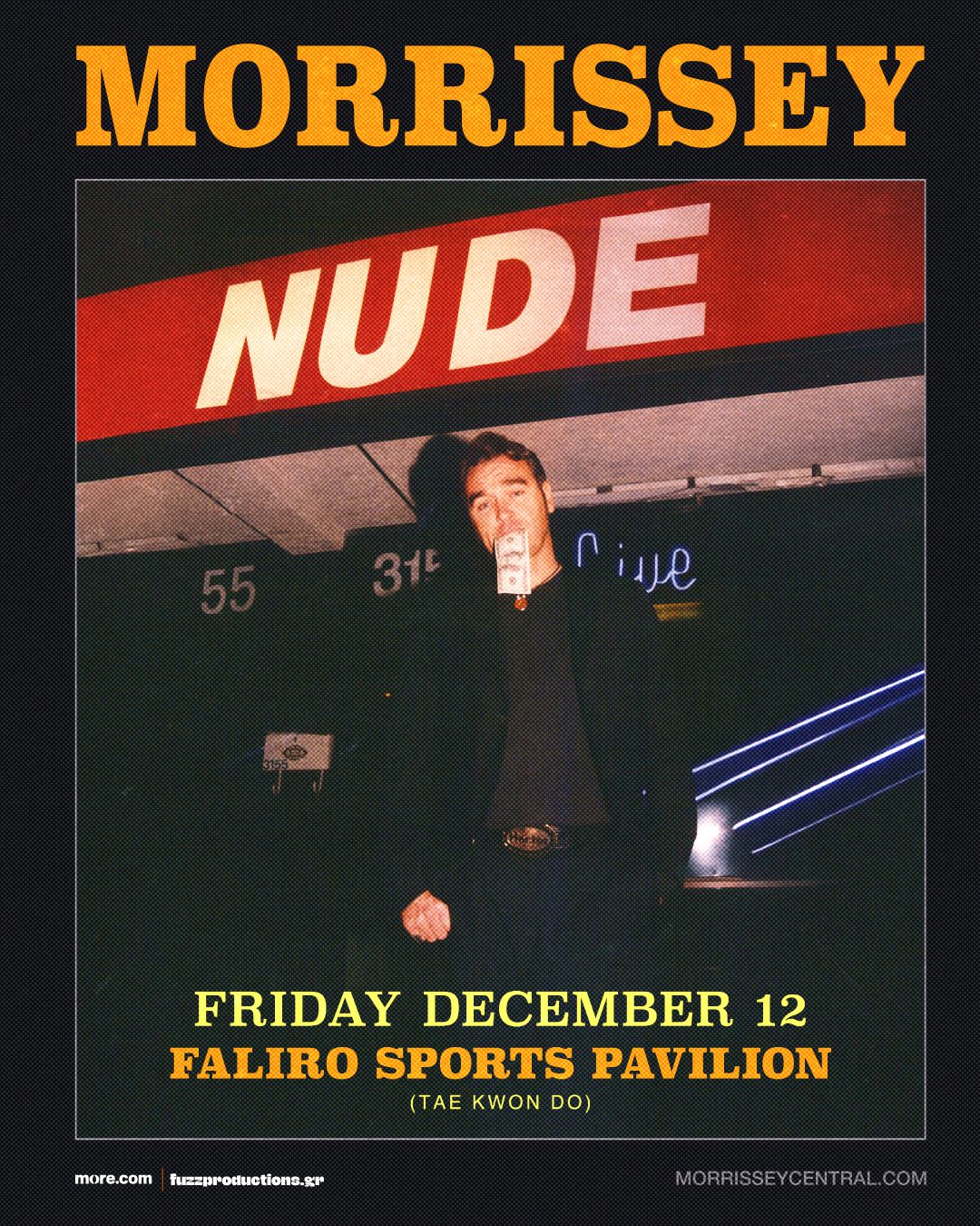 Ο Morrissey τον Δεκέμβριο στην Αθήνα