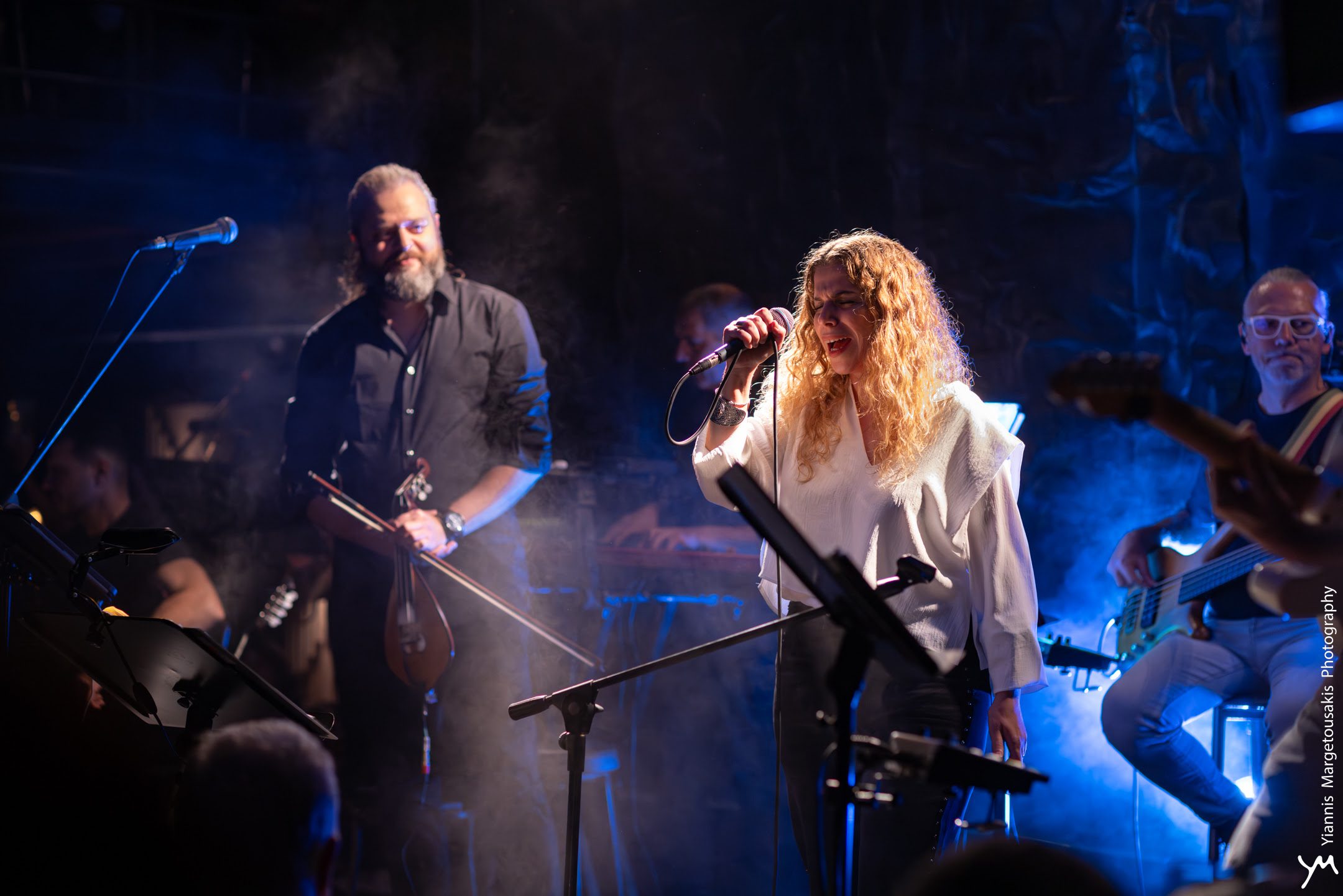 Γ. Ν. Ζερβάκης και η Βιολέτα Ίκαρη στον Σταυρό του Νότου Club