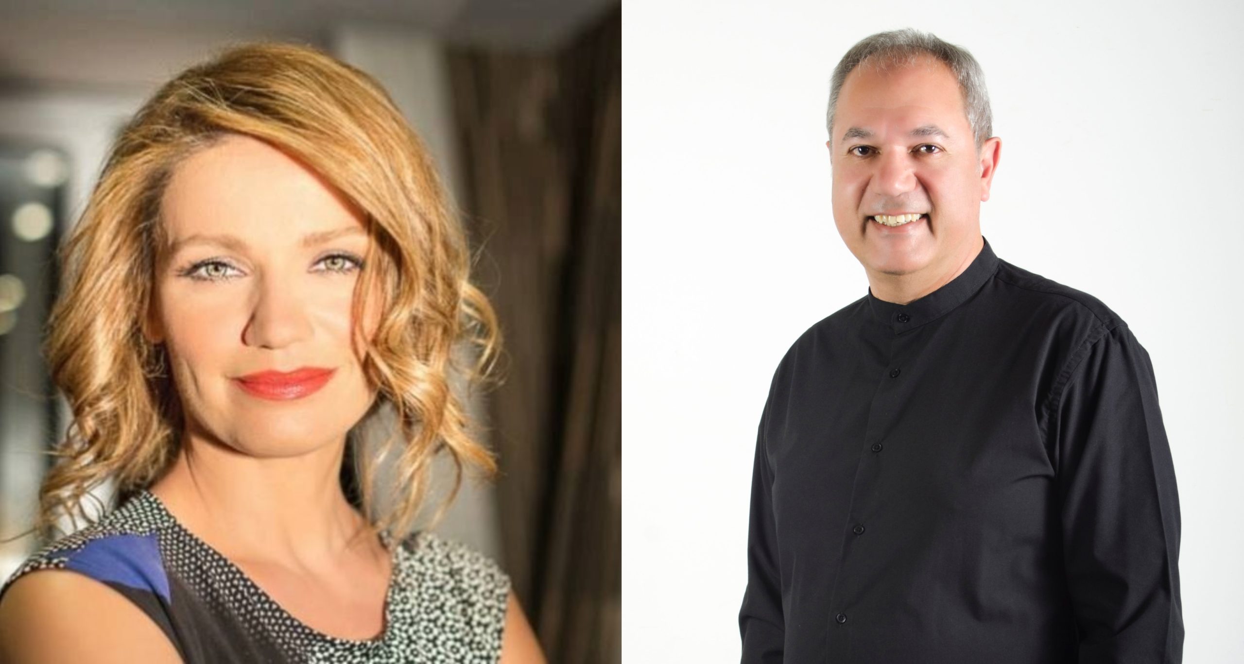 Αριστερά: Παναγιώτα Βλαντή | Δεξιά: Θοδωρής Λεμπέσης