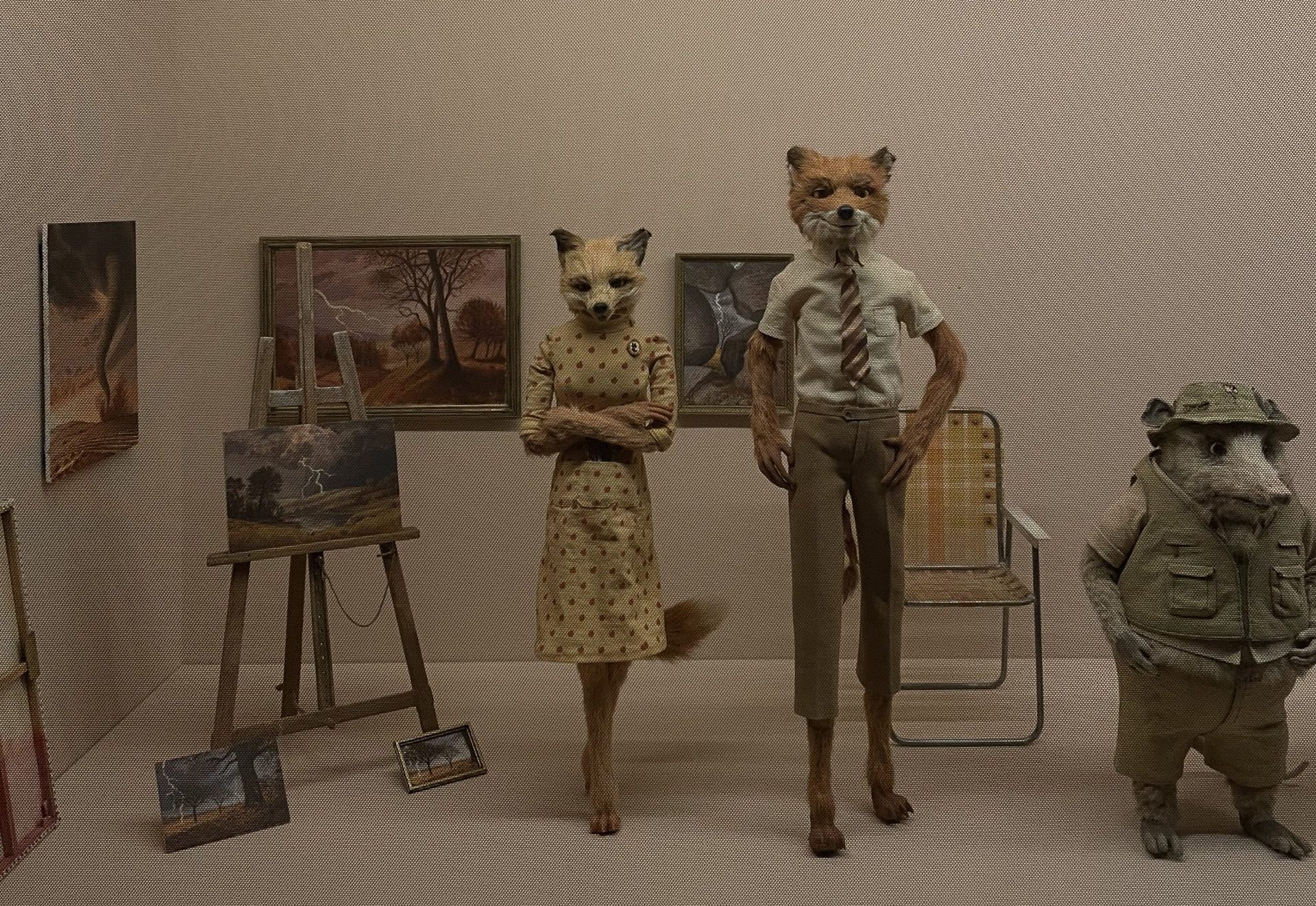 Κούκλες που χρησιμοποιήθηκαν για το Fantastic Mr. Fox