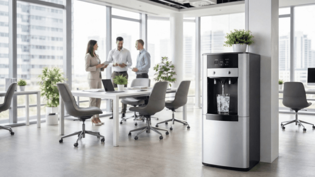 ψυκτης νερου σε περιβαλλον γραφειου