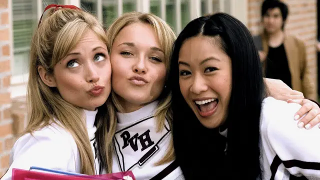 Η Hayden Panettiere στα γυρίσματα του Bring it On